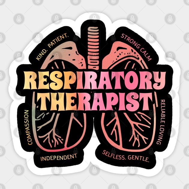 Respiratory-Therapist Sticker by Tamsin Coleart